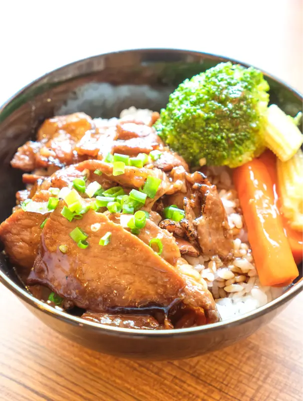 「はやとん家」のフードメニュー 焼肉丼